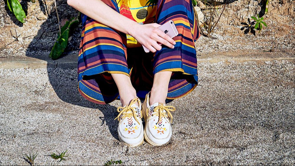 Vegan nautical shoes handcrafted Argentina - cruelty-free footwear"