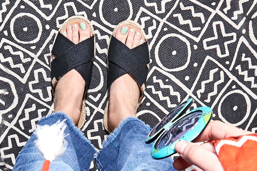 Sustainable sandals natural fiber materials - vegan shoes Australia"