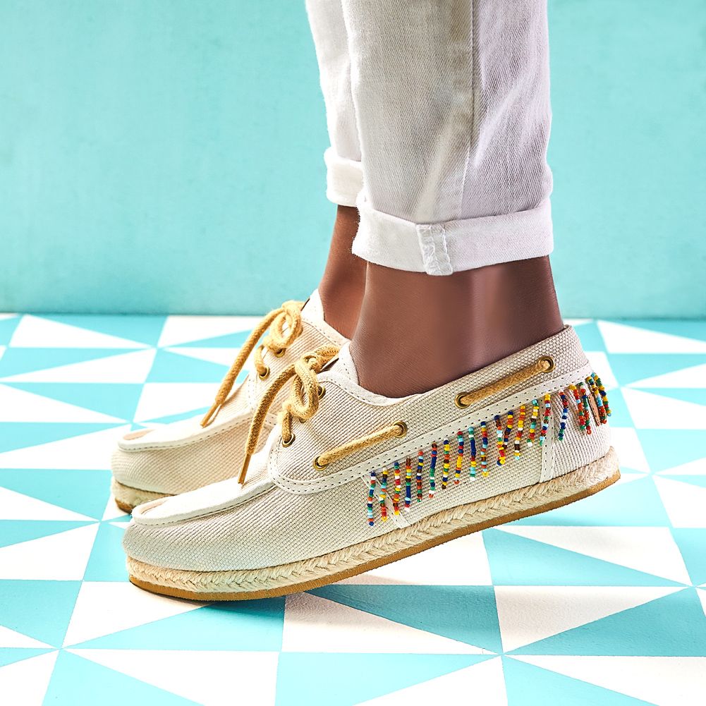 Vegan nautical shoes handcrafted Argentina - cruelty-free footwear"